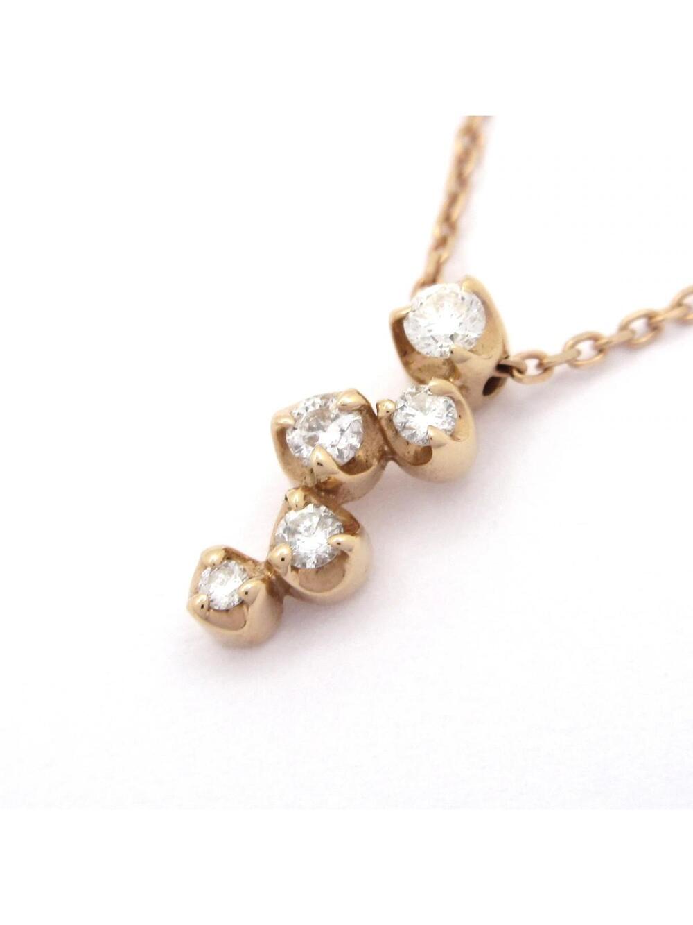 4C 18K Rose Gold Diamond Necklace #306179454B
